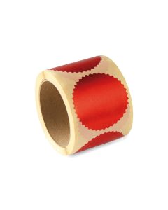 COLOP Embossing label - red