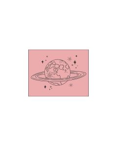 M&B Stamp - globe - 35x45mm