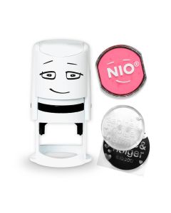 NIO Stamp with Ink Pad - SHINY PINK