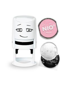 NIO Stamp with Ink Pad - SOFT PINK