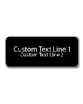 Nametag (1X3) 2 Line     