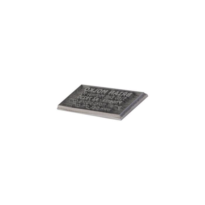 Textplate for a COLOP Printer R 40 Dater